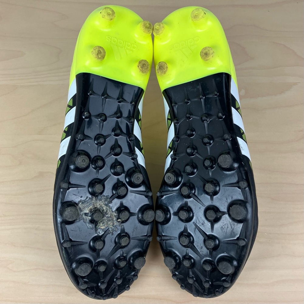 Adidas Men’s Size 8.5 Ace 15.3 FG Volt & Black Athletic Soccer Cleats 2015 - Picture 9 of 13